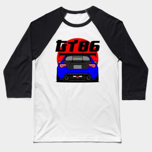 Tuned GT86 Rear Blue Baseball T-Shirt